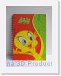 TWEETY ZT-A5-TW-01-A * Efekt 3D+2x flip, zad karton 4xfarba, 50 listov, format A5 * 640 x 853 * (431KB)